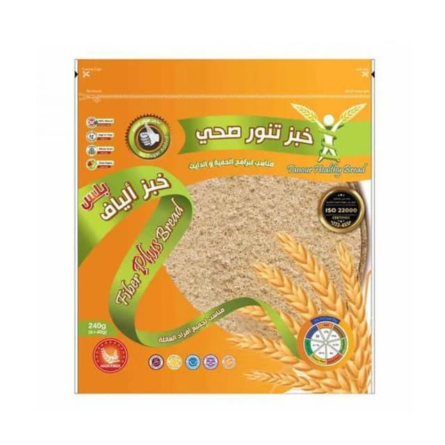 Tanour Healthy Bread Fiber Plus Bread, 240g