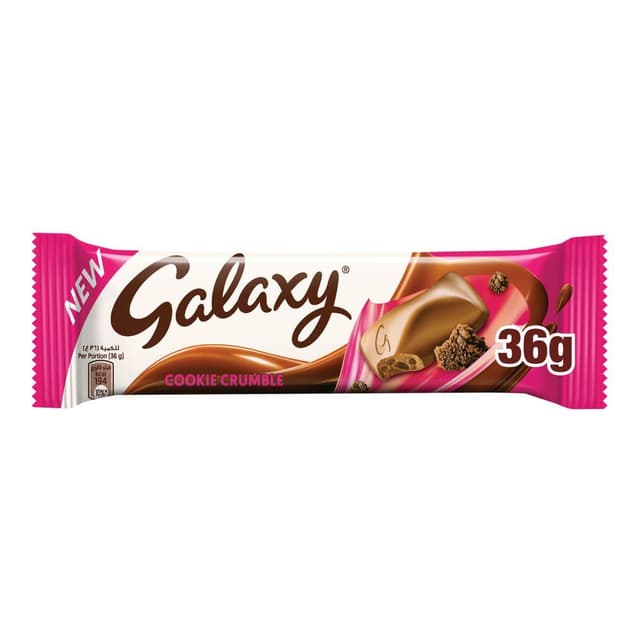 Galaxy Cookie Crumble Chocolate Bar