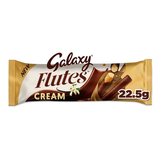 Galaxy Flutes Cream Chocolate 2 Fingers, 22.5g