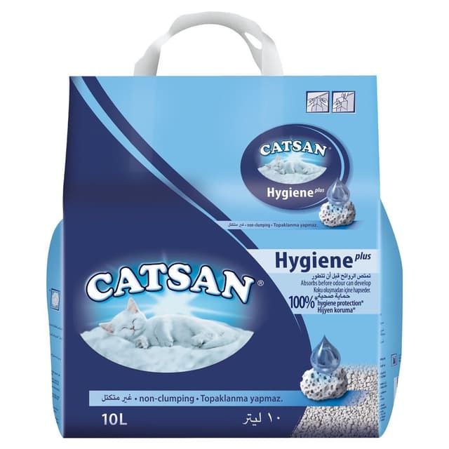 Catsan Hygiene Plus Cat Litter, 10L