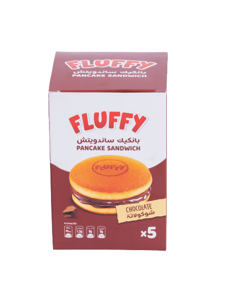 Fluffy Pancake Sandwich Chocolate, 5x37g