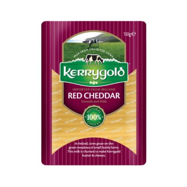 كيريجولد جبن شيدر أحمر شرائح، 150g