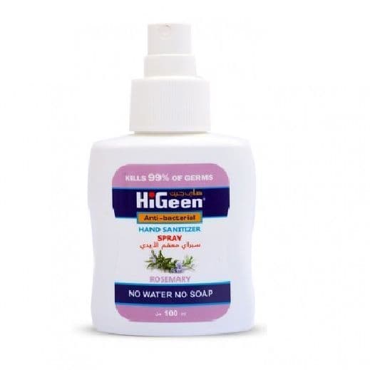 Higeen Hand Sanitizer Spray Rosemary 100 ml
