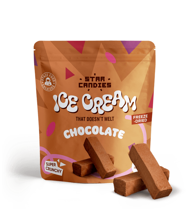 Star Candies Freeze-Dried Chocolate Ice Cream Candy, 16g