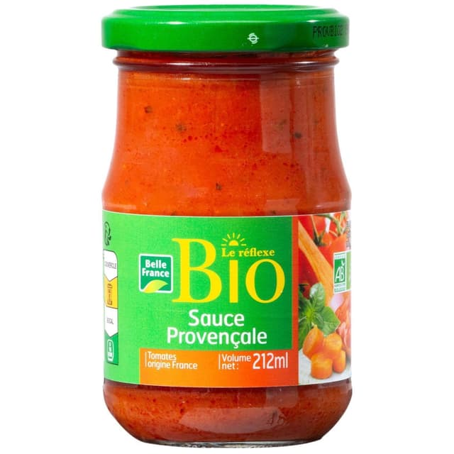 Belle France Le Réflexe Bio Sauce Provençale, 212ml
