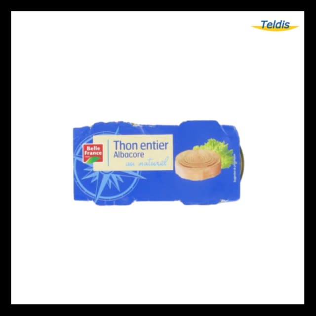 Belle France Tuna Albaco Natural, 2x80g
