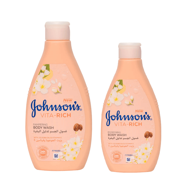Johnson’s Vita Rich Pampering Body Wash, 650 ml