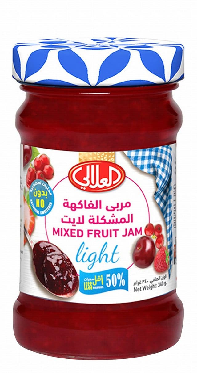 العلالي مربى فواكه مشكلة لايت, 340g