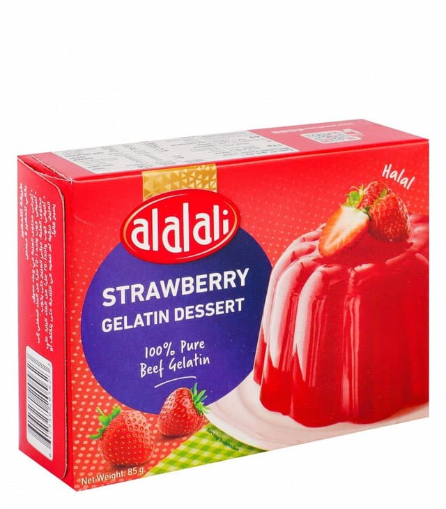 العلالي جيلاتين ديزيرت بنكهة الفراولة, 85g