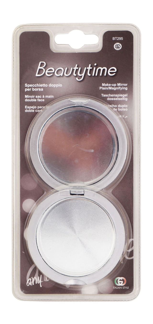 Beautytime Plain & Magnifying Round Make-up Mirror BT 295, 1 Piece
