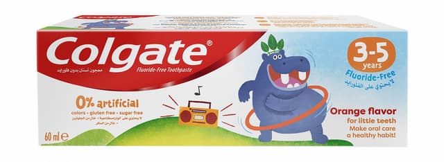 Colgate Kids Toothpaste with Orange Flavor for 3-5 Years, 60ml