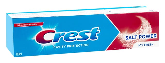 Crest Icy Fresh Salt Power Toothpaste, 125ml