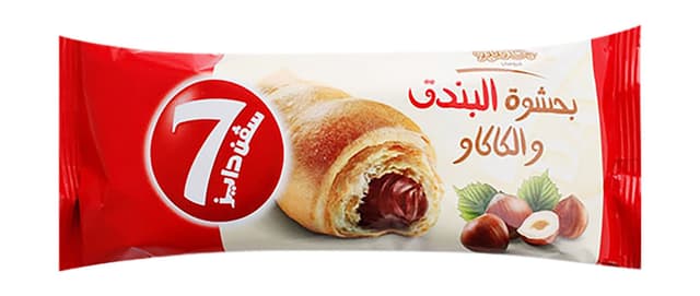 7 Days جامبو كرواسون محشو بكريمة البندق والكاكاو، 100g