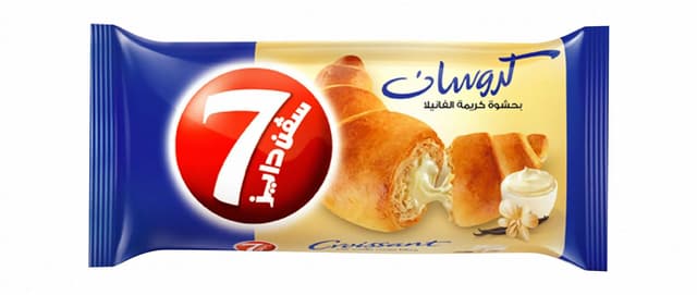 سفن دايز كروسان بحشوة كريمة الفانيلا 55 جم