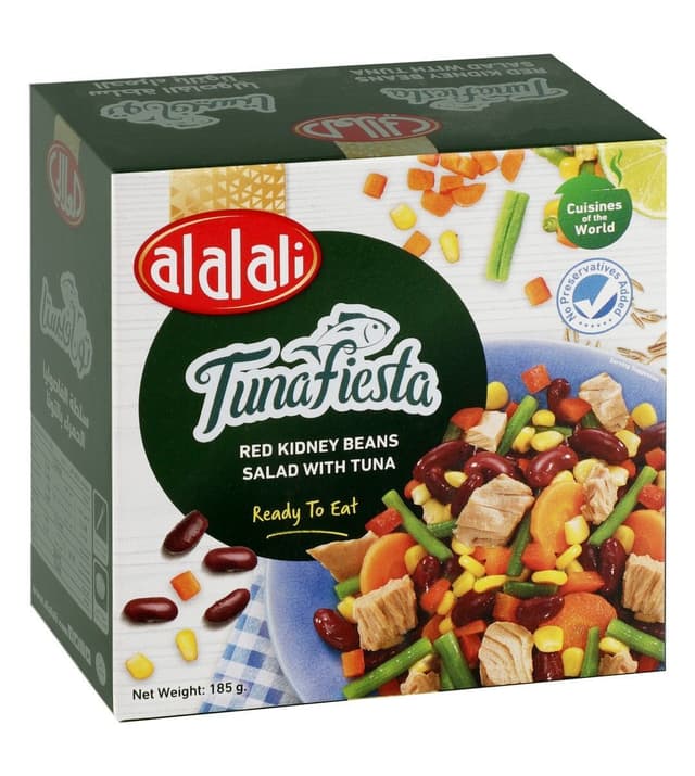 الألالي سلطة فاصوليا حمراء مع تونة, 185g