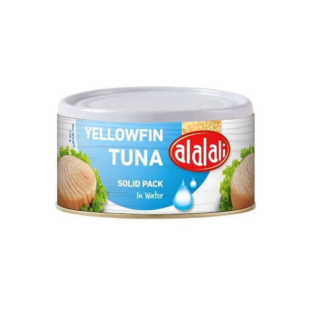 العلالي تونة يلوفين صلبة في الماء, 170g