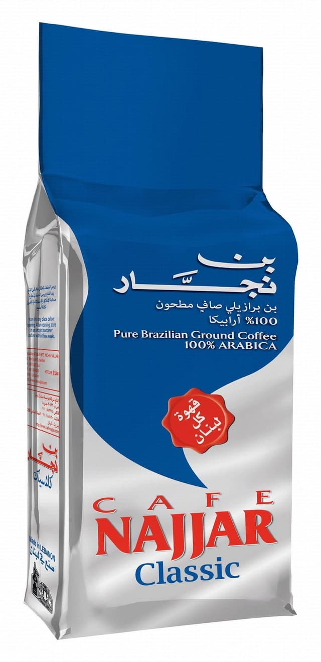 Cafe Najjar Classic Pure Brazilian Arabica Ground Coffee