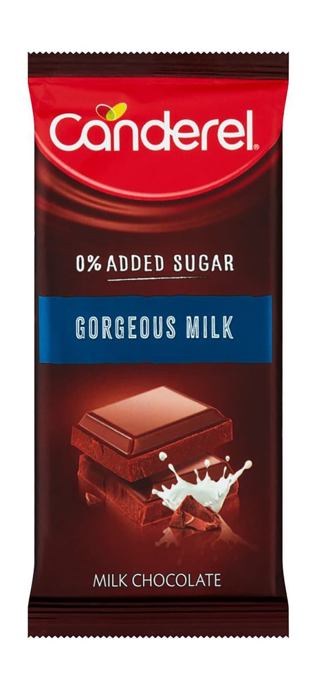 Canderel Gorgeous Milk Chocolate Slab, 100g