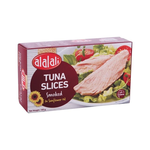 الألالي تونة مدخنة مقطعة في زيت عباد الشمس, 70g