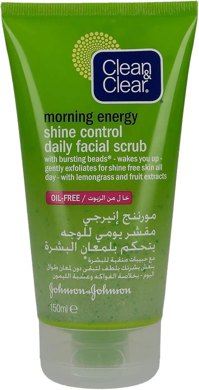 Clean & Clear Morning Energy Shine Control Daily Facial Scrub