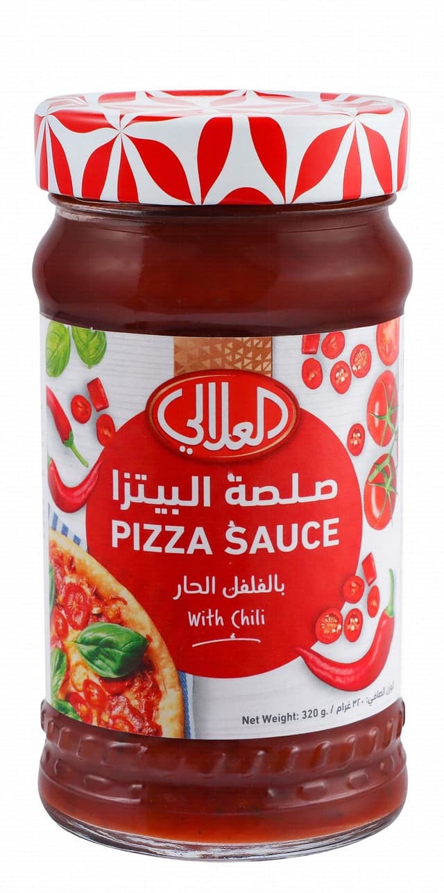 العلالي صلصة البيتزا بالفلفل الحار ٣٢٠ جم