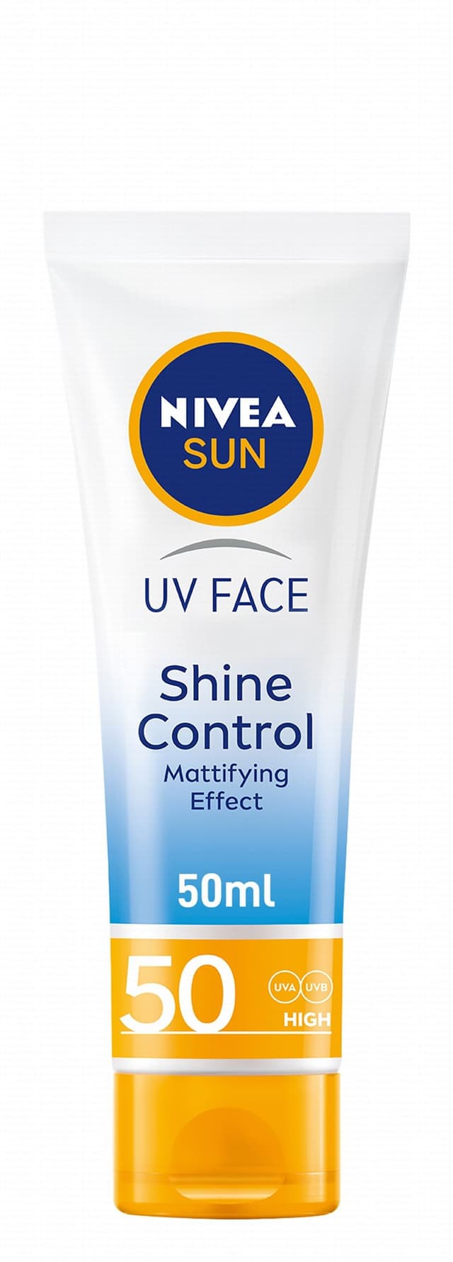 Nivea Sun Face Cream SPF 50 UV Shine Control Tube, 50ml