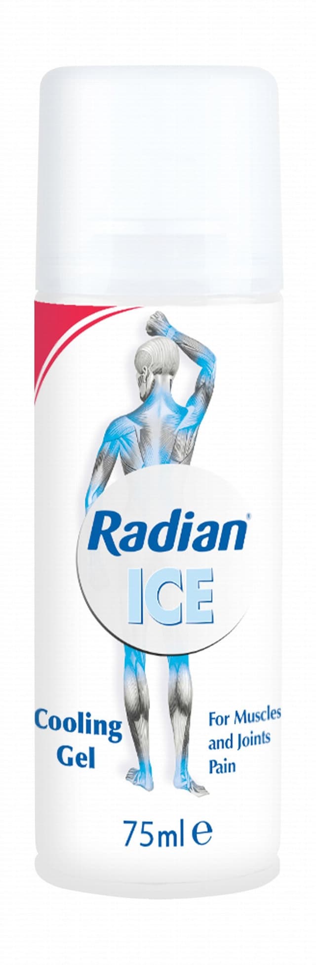 Radian Ice Cooling Gel Roll-On for Muscles & Joints Pain, 75ml