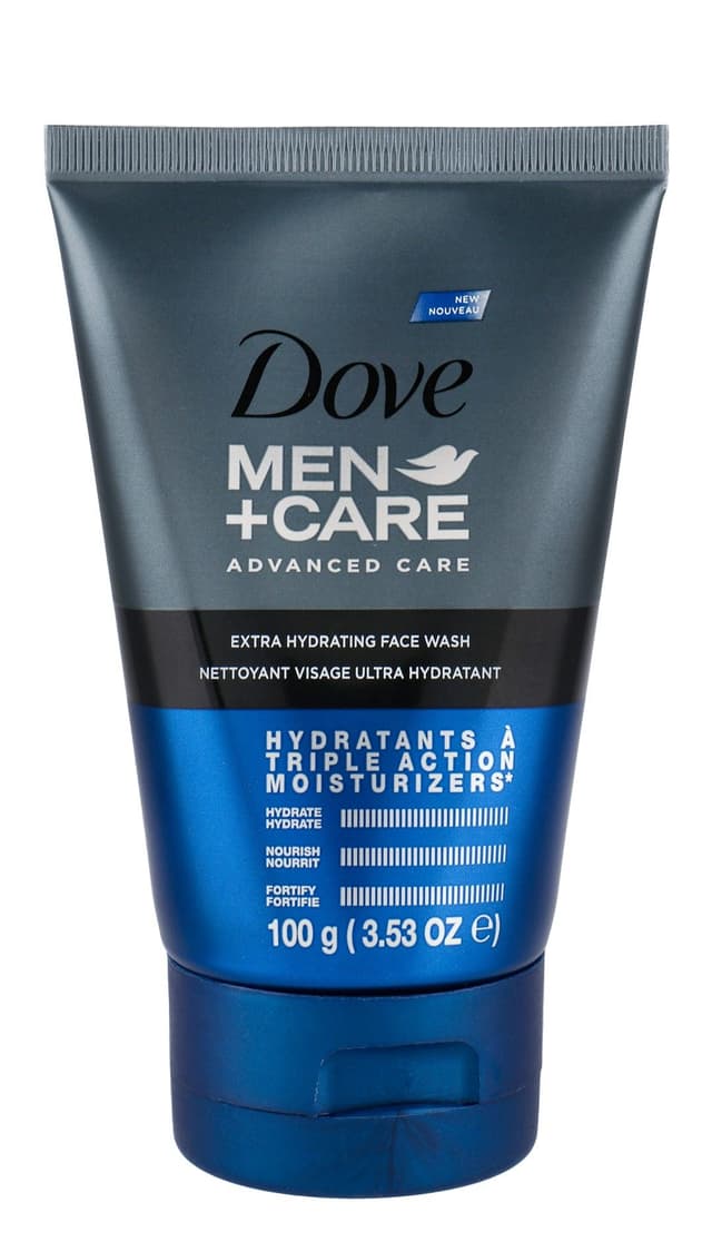 Dove Men + Care Extra Hydrating Face Wash with Triple Action Moisturizers, 100g