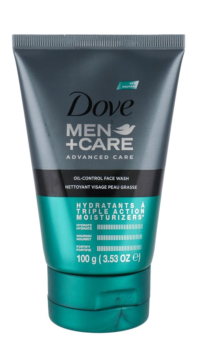 Dove Men+Care Hydrating, Moisturizing & Oil-Control Face Wash, 100g