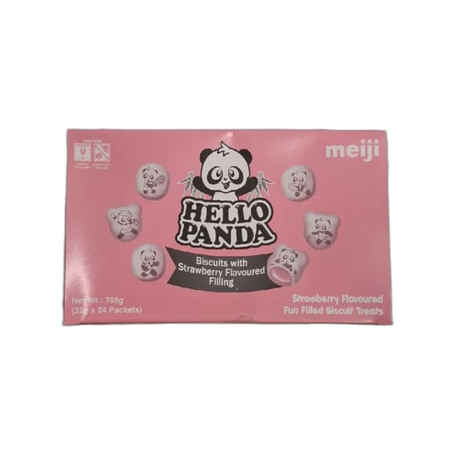 Hello-Panda Strawberry 35 G X 24 Pcs