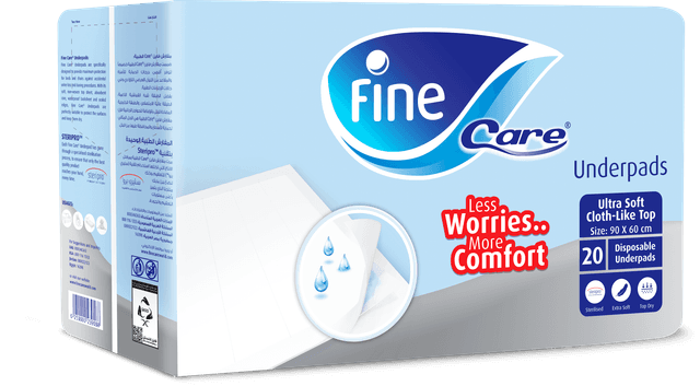 Fine Care Ultra Soft Disposable Adults Underpants (90x60cm), 20 Pieces