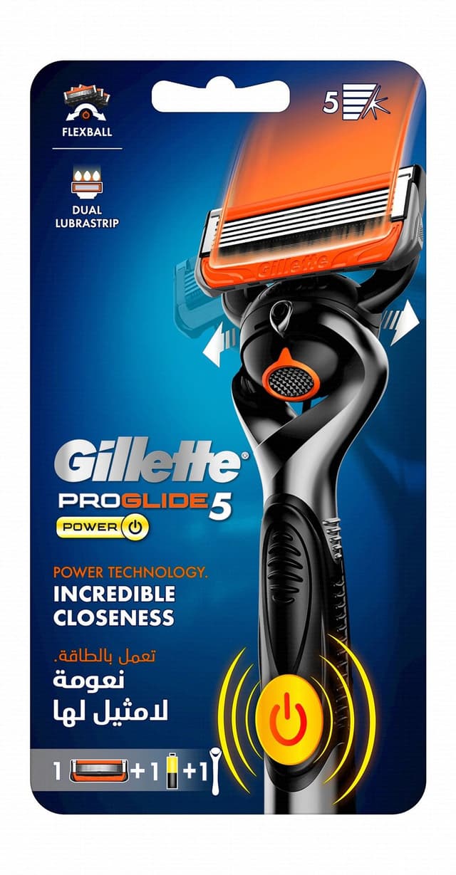 Gillette ProGlide5 Power Flexball Razor, 1 Pack