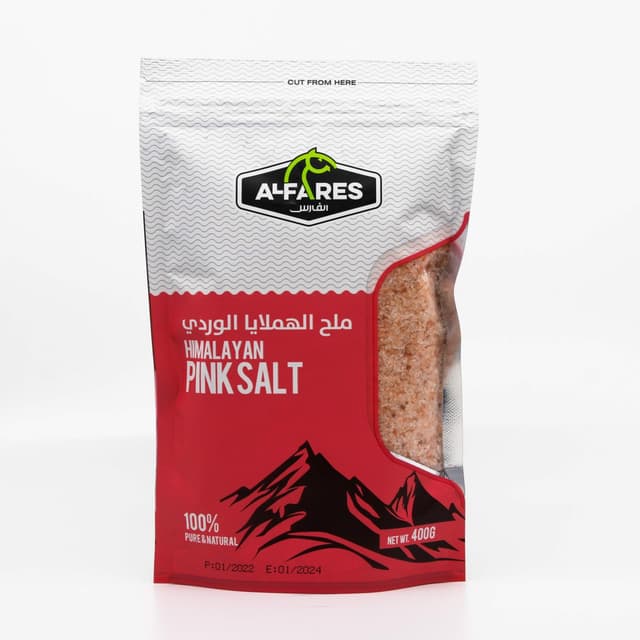 الفارس ملح الهيمالايا الوردي 400 جم