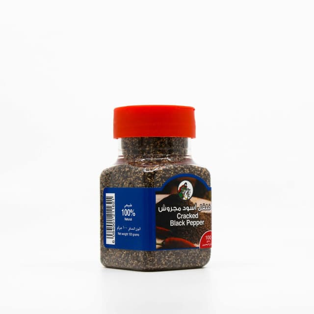 الفارس فلفل أسود مجروش 100 gm