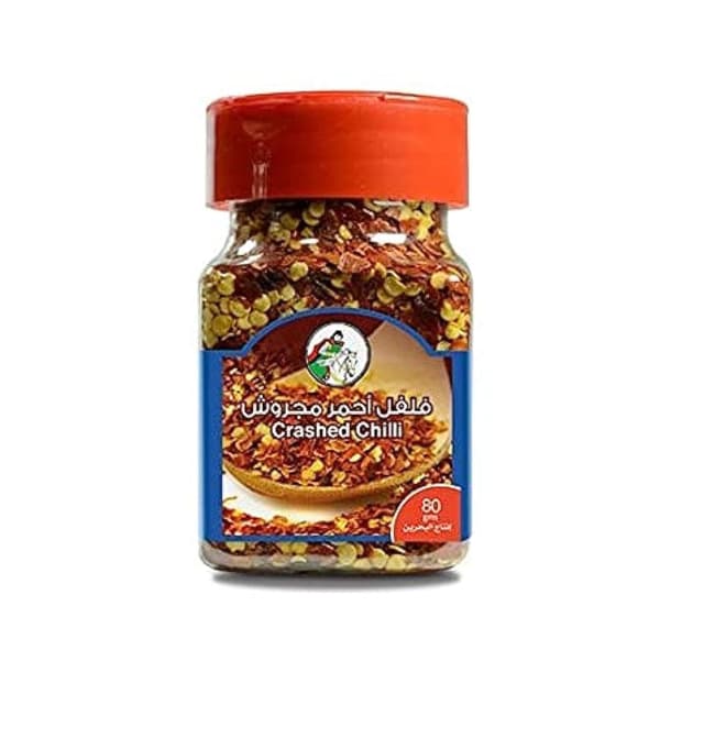 الفارس فلفل حار مجروش 80 gm