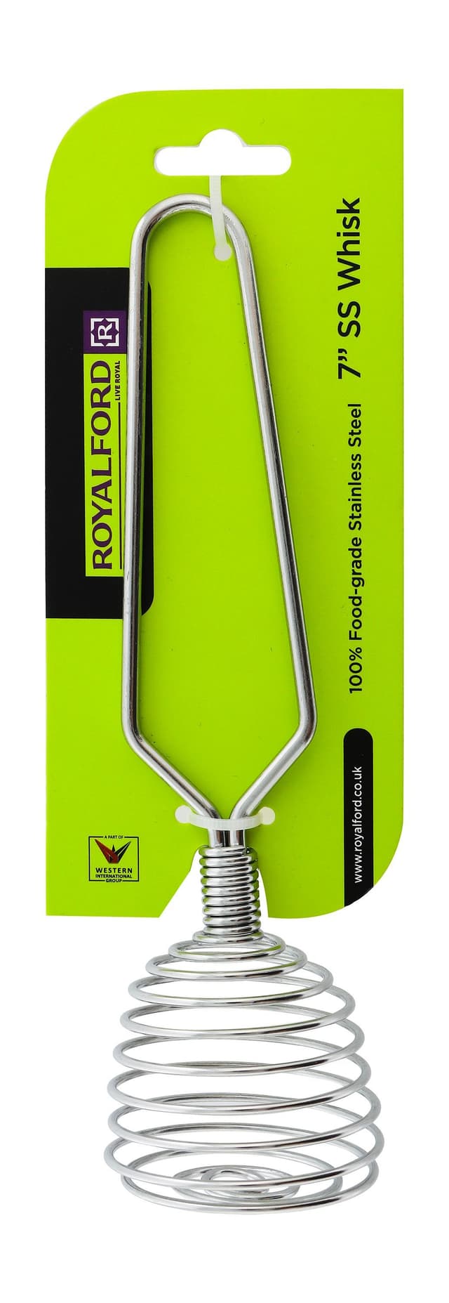 Royalford 7-Inch Stainless Steel Whisk