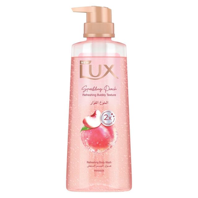 Lux Refreshing Body Wash Sparkling Peach Scent, 400ml