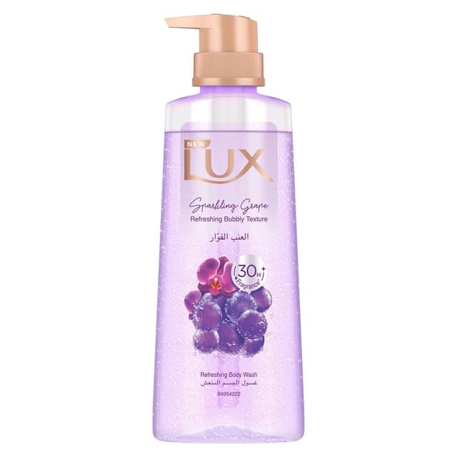 Lux Refreshing Body Wash Sparkling Grape Scent, 400ml