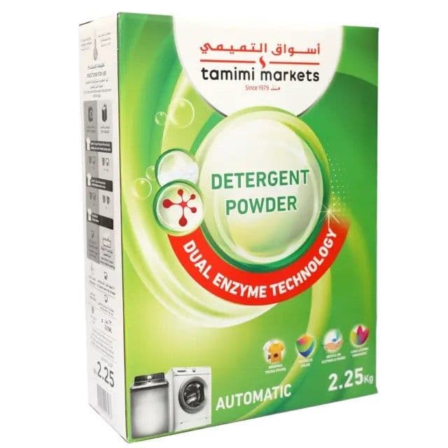 Tamimi Markets Dual Enzyme Detergent Powder, 2.25kg