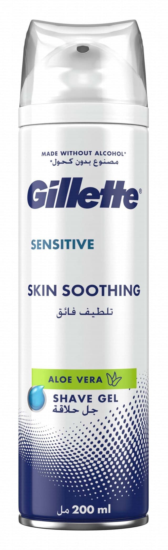 Gillette Sensitive Skin Soothing Shaving Gel with Aloe Vera, 200ml