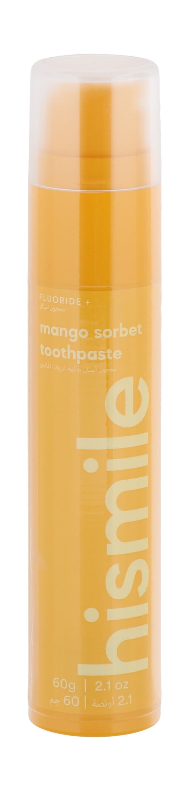Hismile Mango Toothpaste with Fluoride, 60ml