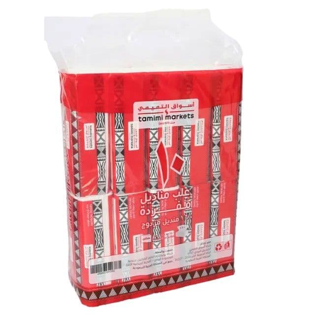 Tamimi Markets 2 Ply Facial Tissue, 10x160 Sheets