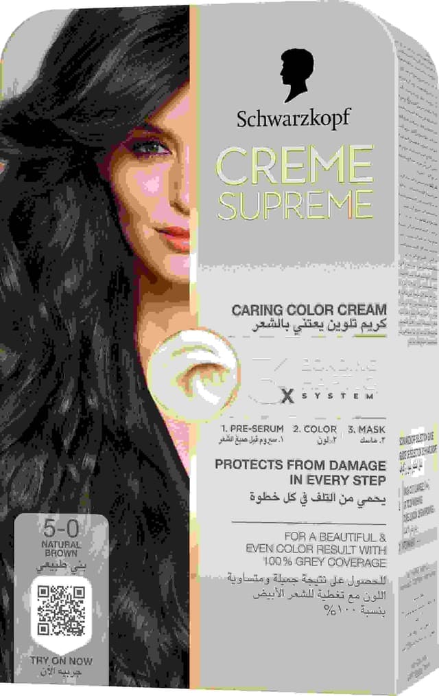 Schwarzkopf Creme Supreme Light Brown Hair Color