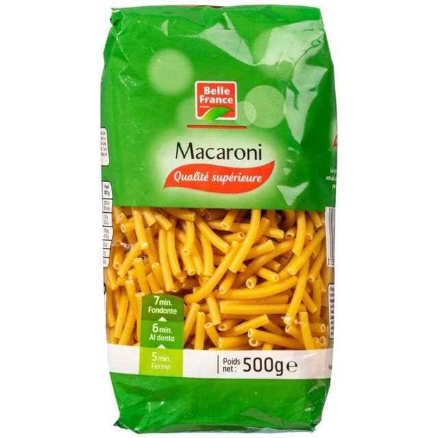 Belle France Macaroni Pasta, 500g