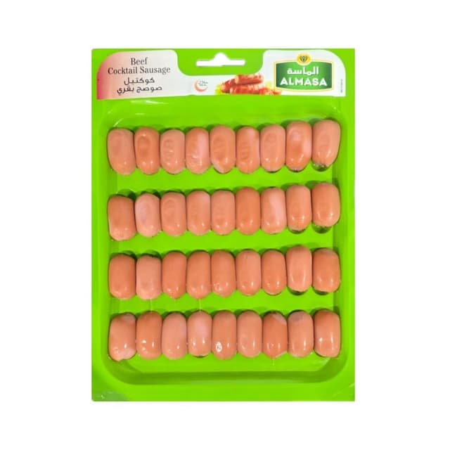 Almasa Beef Cocktail Sausage Skinpack, 250g