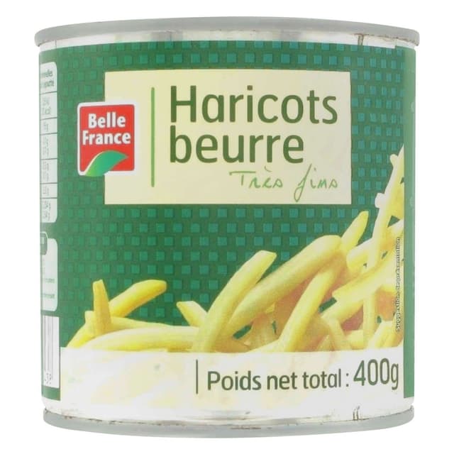 Belle France Veg Bean Haricots Beurre, 400g