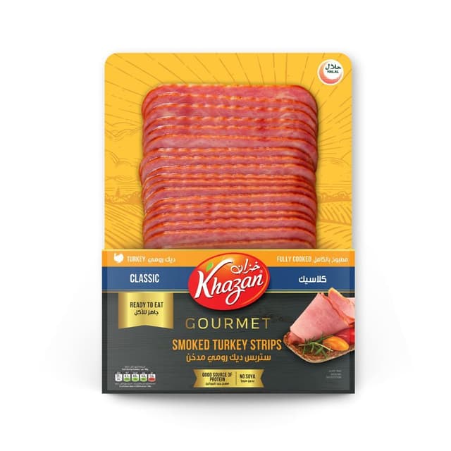 Khazan Classic Smoked Turkey Strips