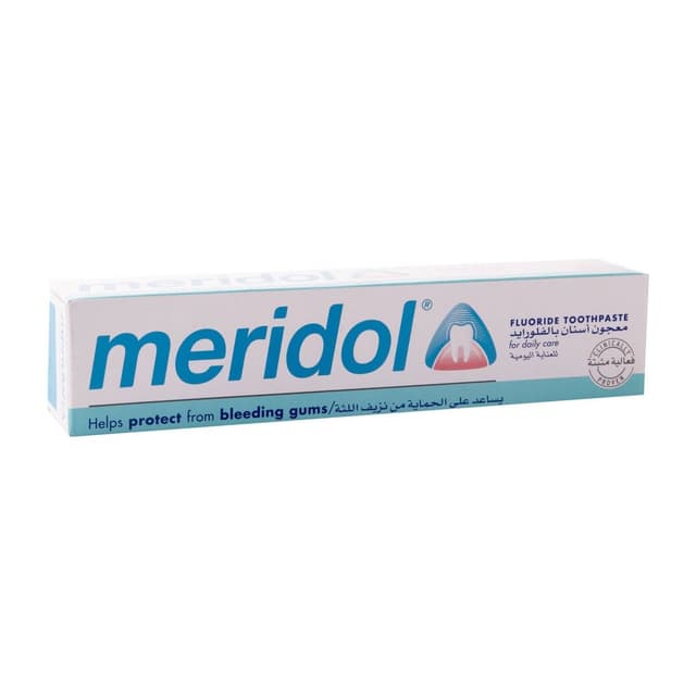 Meridol Fluoride Toothpaste Mint Flavor for Bleeding Gums, 75ml