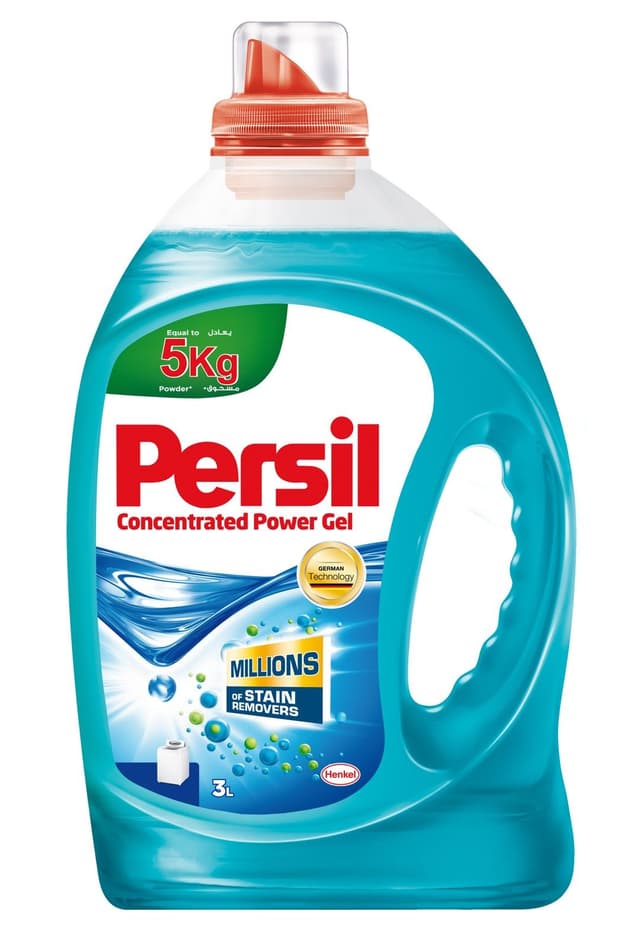 Persil Concentrated Power Laundry Detergent Gel Top Load, 3L