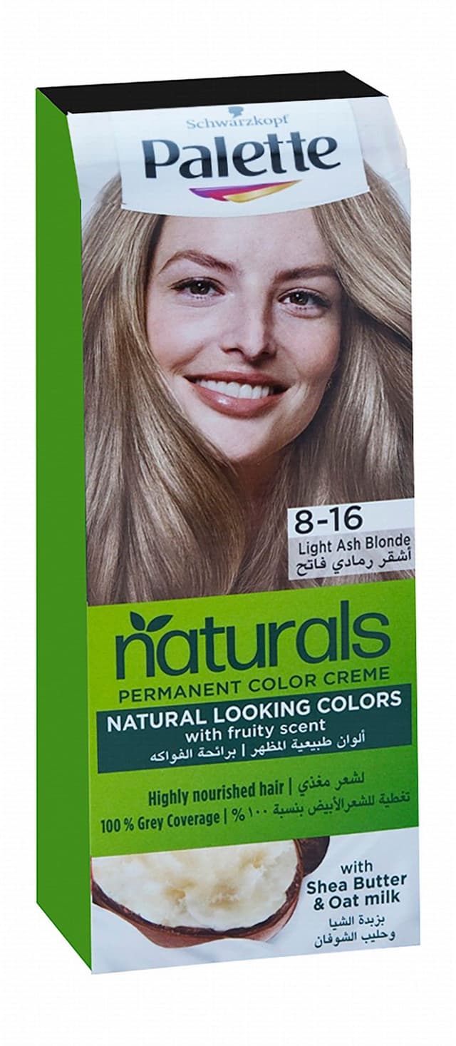 Palette Permanent Naturals Color Cream - 8-16 Light Ash Blonde